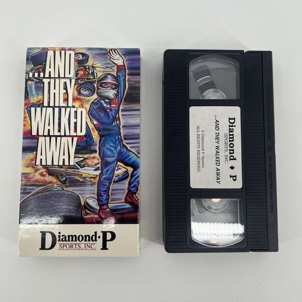 ...And They Walked Away VHS Tape 1989 Diamond P Studio Video Racing Cars